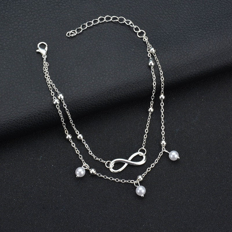8-shaped Multilayer Anklet