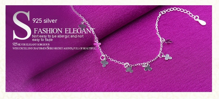 Clover Lucky Bracelet Simple All-match Anklet Ornament