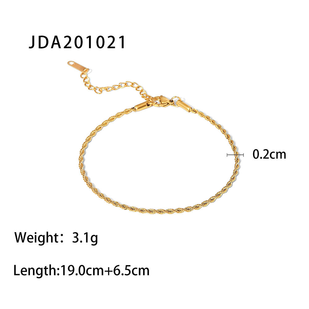 Fashion Stainless Steel Anklets Ornament
