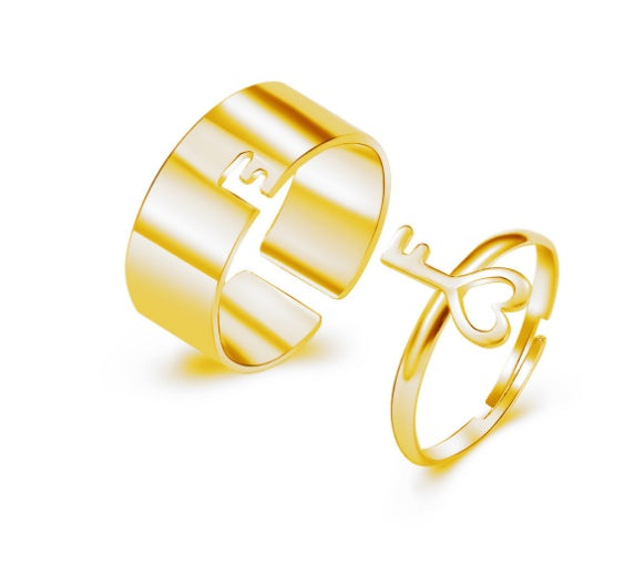 Fashion Metal Joint Ring Creative Retro