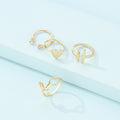 European And American Fashion Animal Shape Bunny Alloy Joint Ring