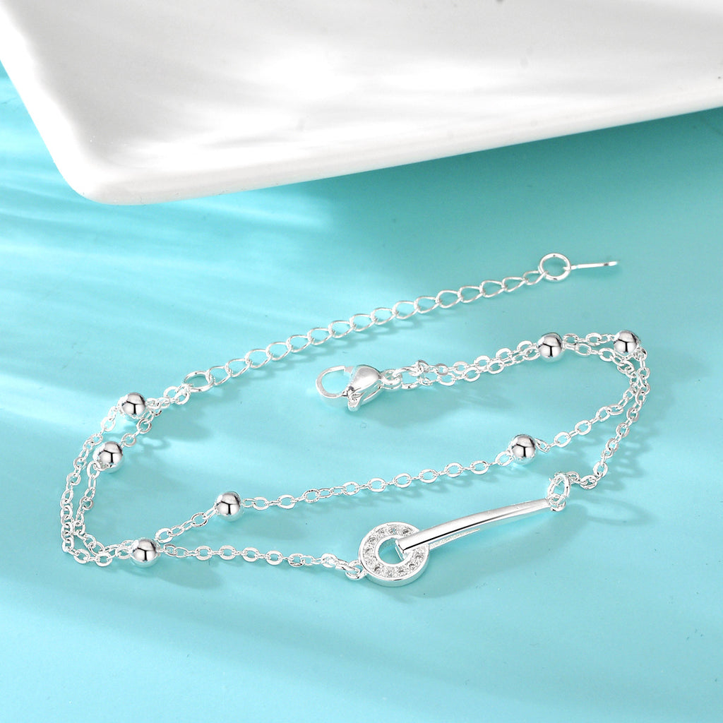 Double-layer Twin Ring Bracelet For Women