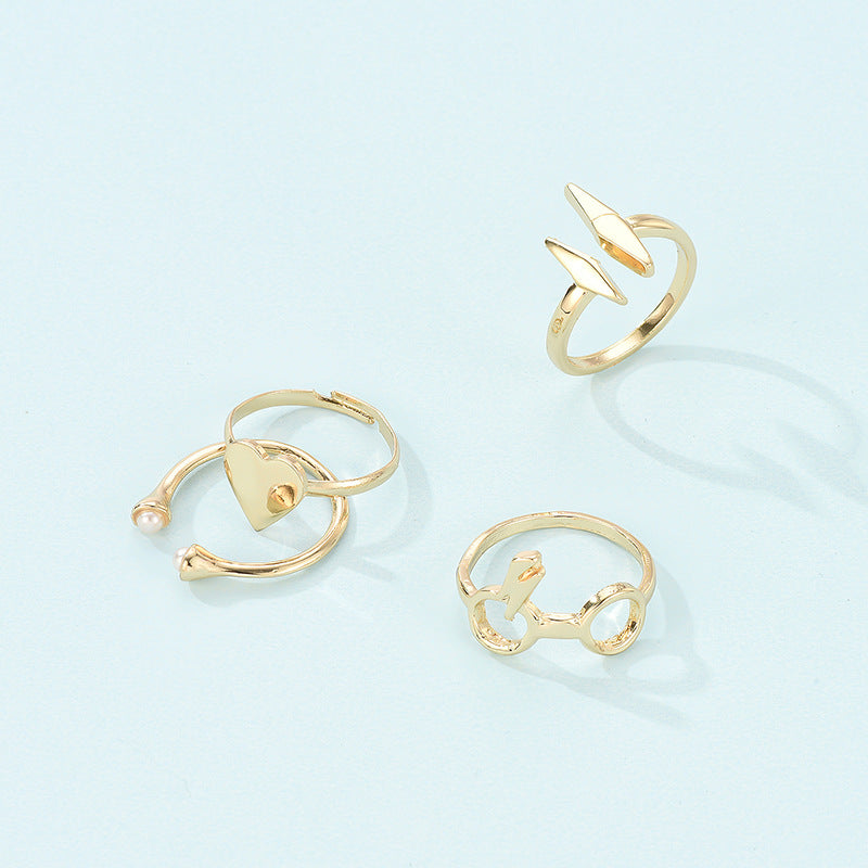 European And American Fashion Animal Shape Bunny Alloy Joint Ring